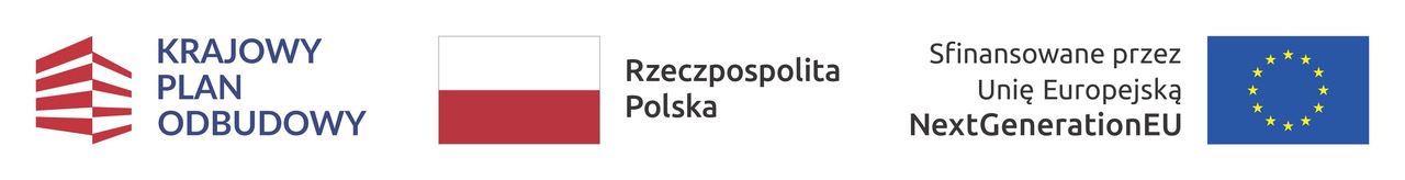 Grafika zawierająca logotypy KPO
